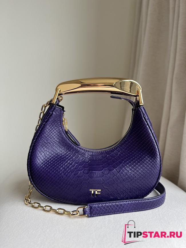 Tom Ford Bianca Hobo Loop Bag In Purble Color - 1