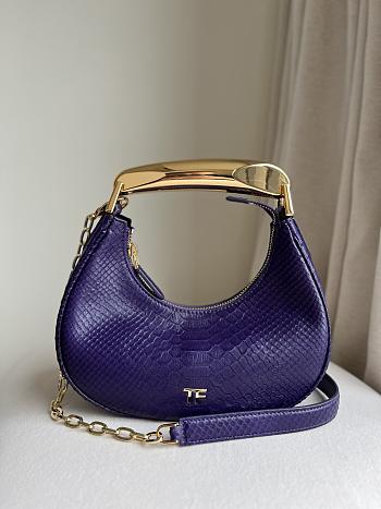 Tom Ford Bianca Hobo Loop Bag In Purble Color