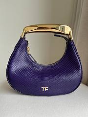 Tom Ford Bianca Hobo Loop Bag In Purble Color - 5