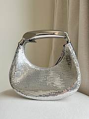 Tom Ford Bianca Hobo Loop Bag In Silver Color - 2