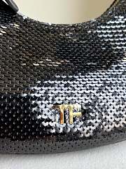 Tom Ford Bianca Hobo Loop Bag In Shiny Black Color - 2