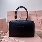 Miumiu Suede Beau leather bag Black color - 1