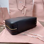 Miumiu Suede Beau leather bag Black color - 6