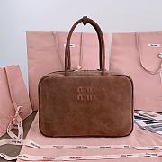 Miumiu Suede Beau bag Cocoa Brown color - 1