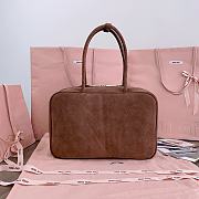 Miumiu Suede Beau bag Cocoa Brown color - 6