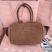 Miumiu Suede Beau bag Cocoa Brown color - 3