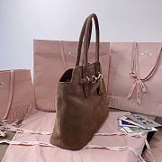 Miumiu Aventure nappa bag medium size Oak color - 5