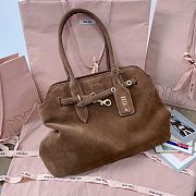 Miumiu Aventure nappa bag medium size Oak color - 3