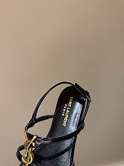 Ysl Saint Laurent 2025Paris classic high-heels sandals in shiny black - 6