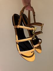 Ysl Saint Laurent 2025Paris classic high-heels sandals in yellow - 5