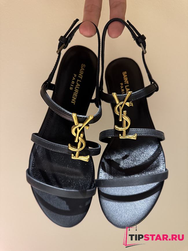 Ysl Saint Laurent 2025Paris classic high-heels sandals in black - 1