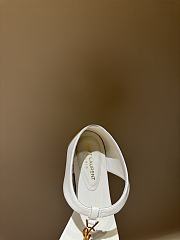 Ysl Saint Laurent 2025Paris Sandals In White - 6