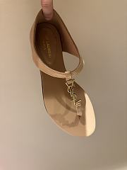 Ysl Saint Laurent 2025Paris Sandals In Beige - 3