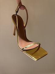 Amina Muaddi High Heels 9.5 cm In Gold - 6