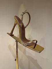 Amina Muaddi High Heels 9.5 cm In Gold - 5