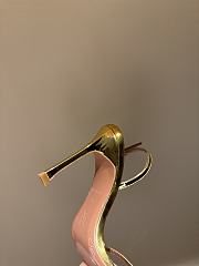 Amina Muaddi High Heels 9.5 cm In Gold - 3