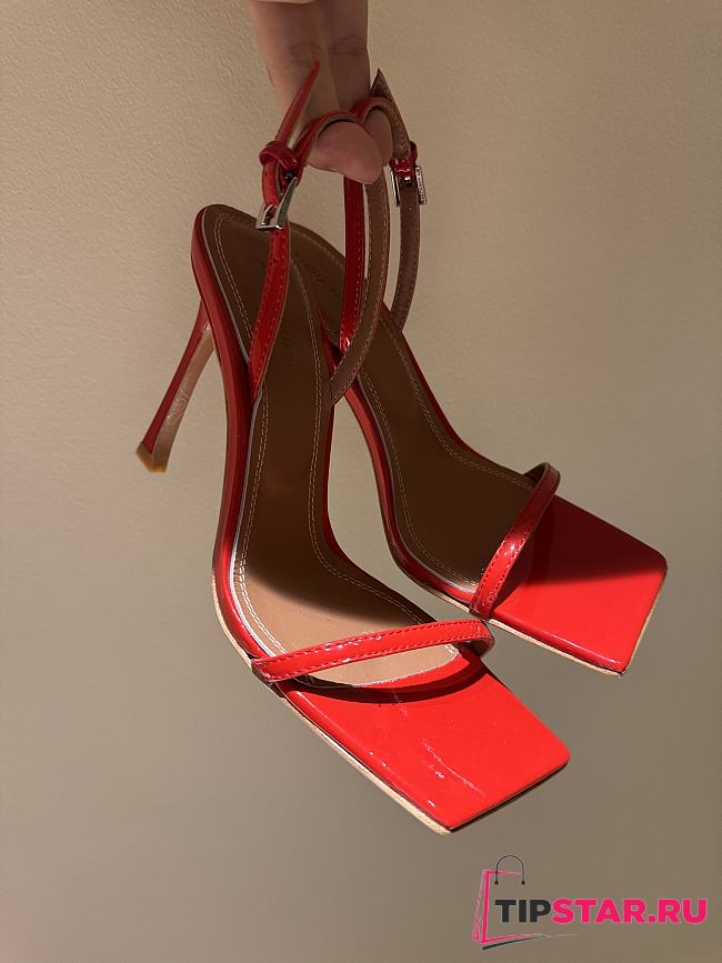 Amina Muaddi High Heels 9.5 cm In Red - 1