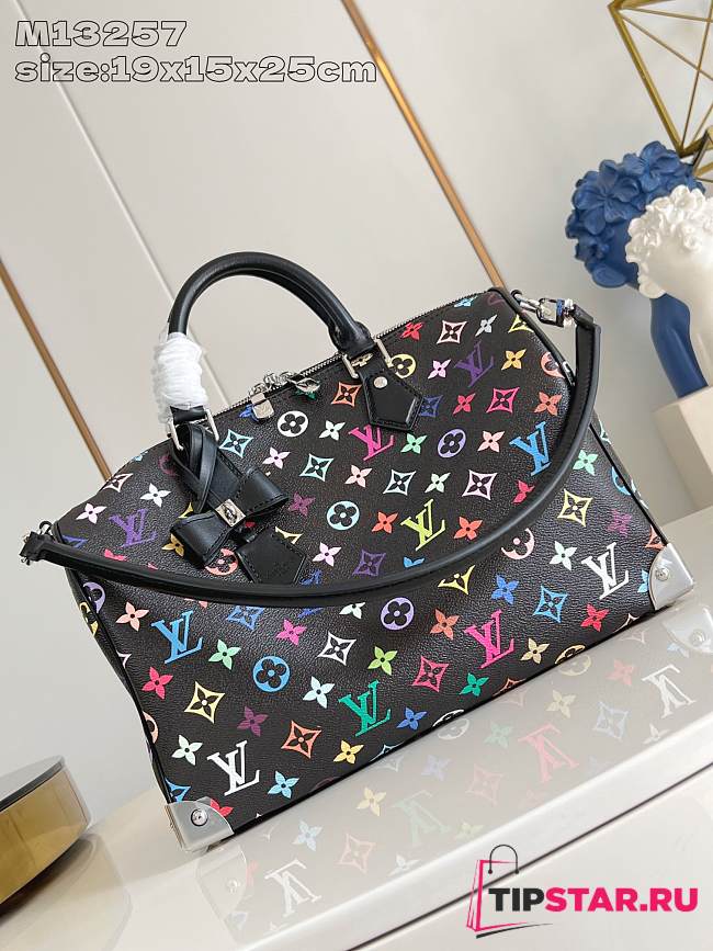 LV x TM Speedy Soft 30 Other Monogram Canvas Black - 1