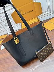 Louis Vuitton Low Key Cabas MM Black Grained calfskin M25341 - 1