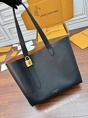 Louis Vuitton Low Key Cabas MM Black Grained calfskin M25341 - 5