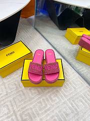 Fendi Roma Sunshine Pequin 6.5 cm In Pink - 1