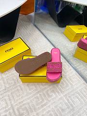 Fendi Roma Sunshine Pequin 6.5 cm In Pink - 6