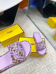 Fendi Roma Sunshine Pequin 6.5 cm In Purble - 3