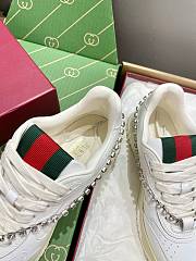 Gucci Re-Web Sneaker White leather - 4