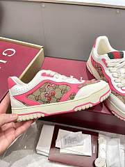 Gucci Re-Web Trainer Beige and pink Original GG canvas - 5