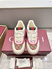 Gucci Re-Web Trainer Beige and pink Original GG canvas - 2