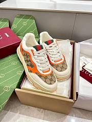 Gucci Re-Web Trainer Beige and orange Original GG canvas - 4