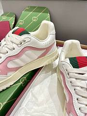 Gucci Re-Web Trainer White and pink Original GG canvas - 3