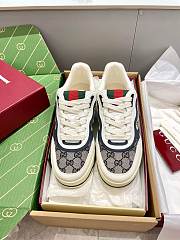 Gucci Re-Web Trainer Beige and blue Original GG canvas - 6