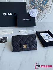 Chanel Combo (Bag+Card Holder+Hairclip) In Black Color - 4