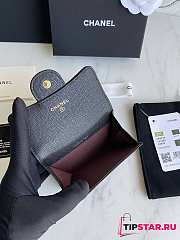 Chanel Combo (Bag+Card Holder+Hairclip) In Black Color - 6