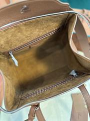 Loro Piana Happy Day Sesia Micro Leather In Brown - 2
