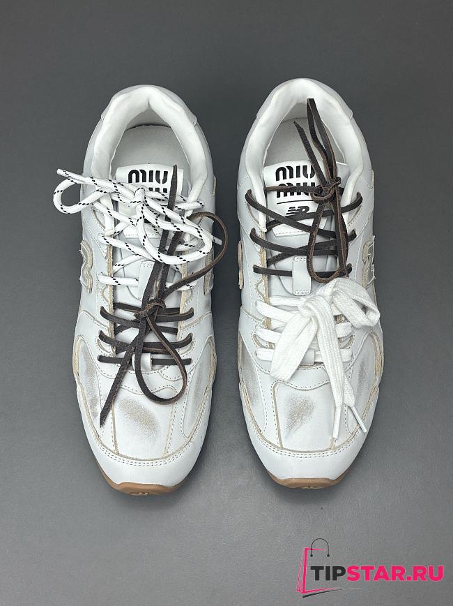 Miumiu x New Balance NB530 Shoes In White - 1