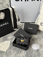 Chanel Leboy Wallet Gold Hardware Lambskin In Black - 1