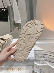 Dior Dioract Slide Lambskin In Beige - 2