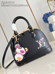 Louis Vuitton Alma BB LV x TM Washed Black M13670 - 1