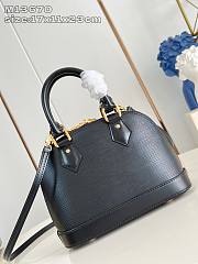 Louis Vuitton Alma BB LV x TM Washed Black M13670 - 3