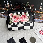 Dolce & Gabbana Dauphine Print Checker Rose Medium Miss Sicily - 1