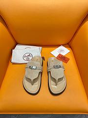 Hermes Empire sandal In Beige - 1
