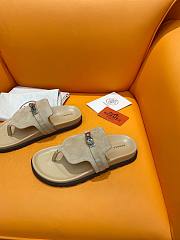 Hermes Empire sandal In Beige - 5