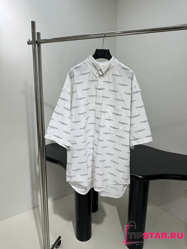 Balenciaga shirt White poplin white - 1