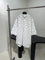 Balenciaga shirt White poplin white - 1