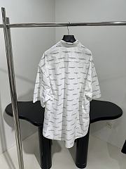 Balenciaga shirt White poplin white - 4
