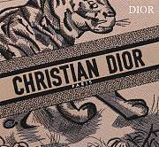 Dior Large Book Tote Brown and Black Macro Toile de Jouy Tiger Embroidery - 2