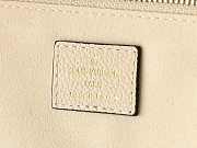 Louis Vuitton Neverfull MM Monogram Empreinte Leather Creme M46676 - 6