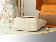 Louis Vuitton Neverfull MM Monogram Empreinte Leather Creme M46676 - 2